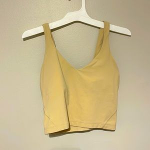 Yellow Lululemon align tank